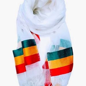 Hand made scarf cotton. Colorful new condition
